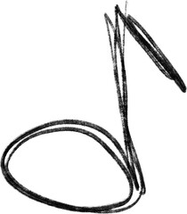 PNG Music Handdrawn Note Transparent Background