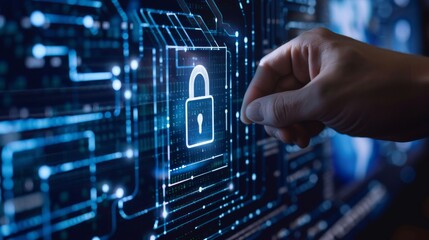 Integrate security software and data privacy in your cybersecurity strategy, locking down secure blockchain systems for enhanced online management.