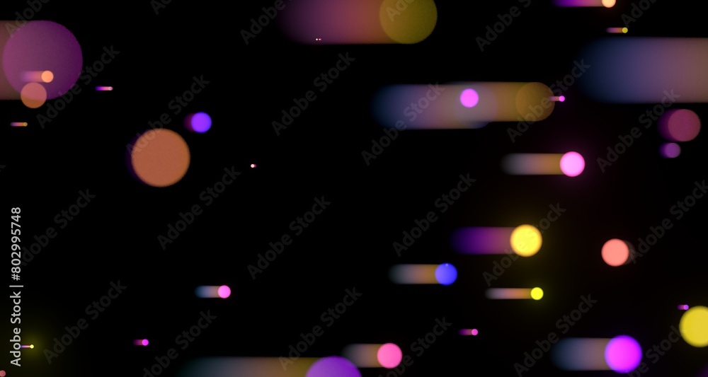 Poster light wave background, 3d rendering, abstract background