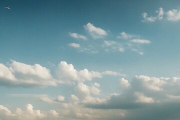Fototapeta premium blue sky with clouds