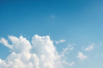 blue sky with clouds