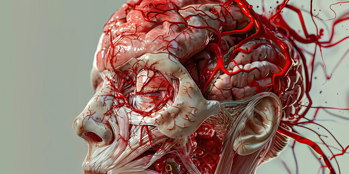 Cerebral Arteriovenous Malformation (AVM): The Brain Bleed and Seizures - Picture a person with highlighted brain showing AVM, experiencing brain bleeding and seizures
