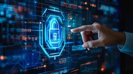 Manage malware prevention and encryption systems with trusted firewall and password protection, focusing on integrated circuit security for device access.