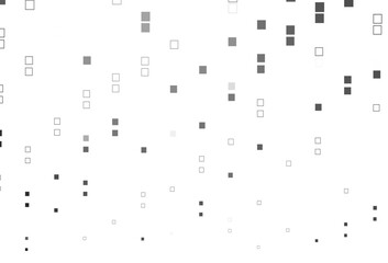 Light Silver, Gray vector background with rectangles.