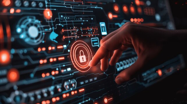 Manage IT security and web transactions with secure locking systems, enhancing cyber safeguards and network security for digital identity protection.