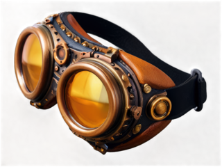 Vintage steampunk glasses hyper victorian era f