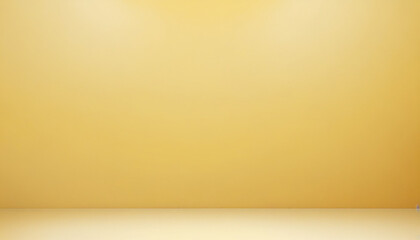 studio background featuring a yellow, golden color, add a touch of subtle shimmer or a gradient transitions, added depth.