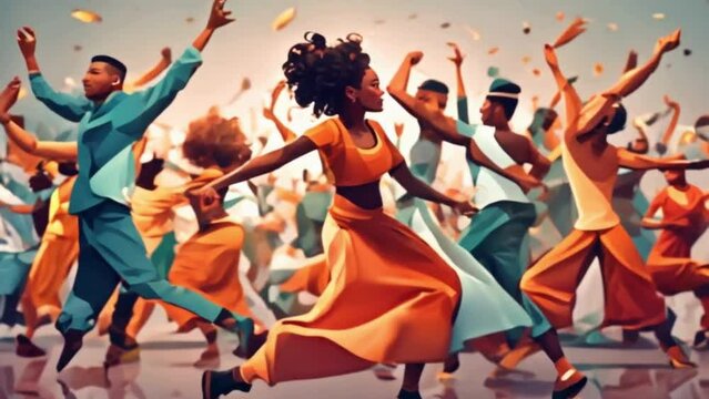 A lively dance composition that highlights the importance of embracing diversity and promoting unity
