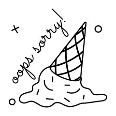 Check out dropped cone glyph sticker  