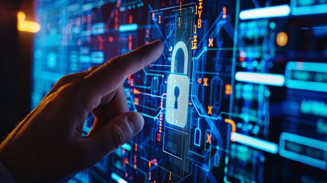 Integrate system safeguards and digital barriers into secure browsing protocols to protect data with high-tech security measures and a secure server management system.