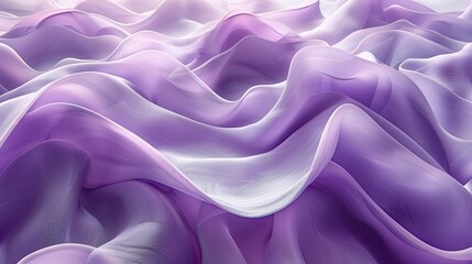 Obraz premium Flowing purple waves creating a luxurious and dynamic abstract background