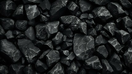 Stone Surface: Black White Rock Texture for Granite Background
