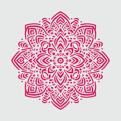 Seamless vector mandala pattern design for background