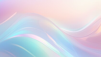 Fototapeta premium Flowing watercolor gradients with soft pink, light blue, and lavender hues, resembling 