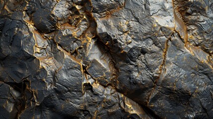 Rock vein outcrop geology like a realistic stone in field - obrazy, fototapety, plakaty