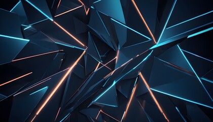 A stunning abstract background featuring a combination of sharp geometric shapes in contrasting...