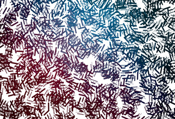 Dark green, red vector texture with colorful lines.