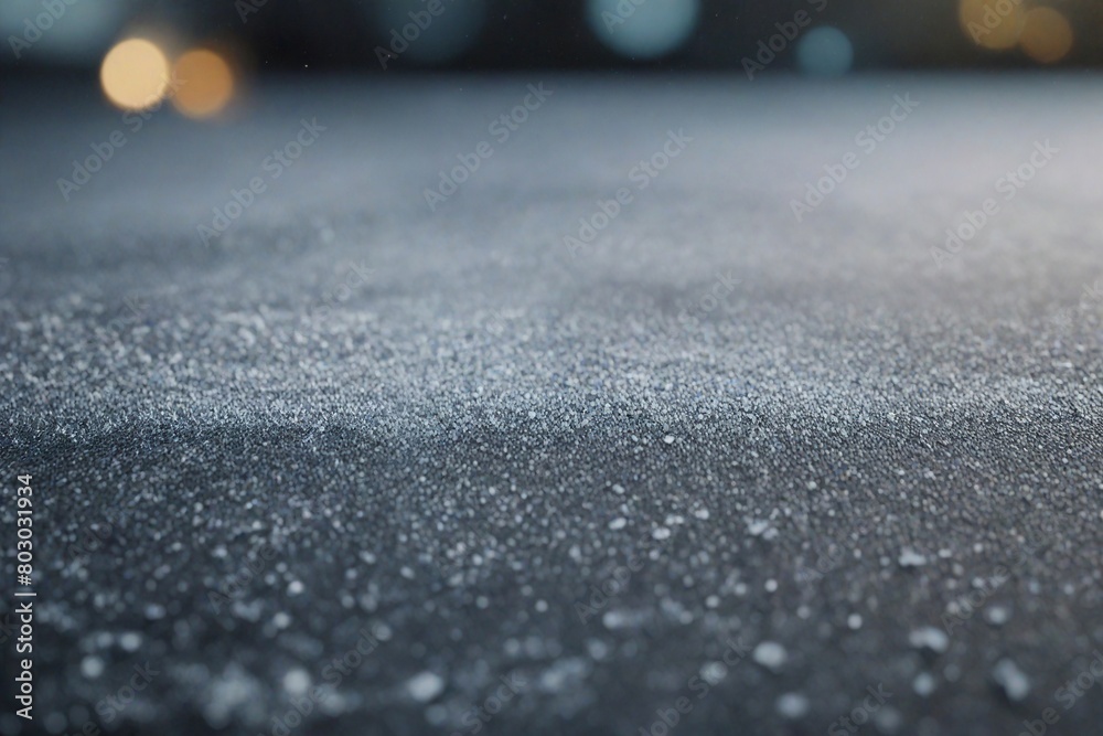 Wall mural snow on the road