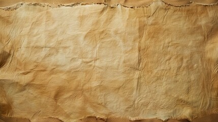 An overhead shot of a pristine sheepskin parchment texture,evoking a sense of nostalgia and elegance