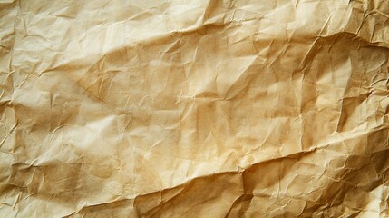 An overhead shot of blank parchment paper,featuring its timeless appeal and soft texture
