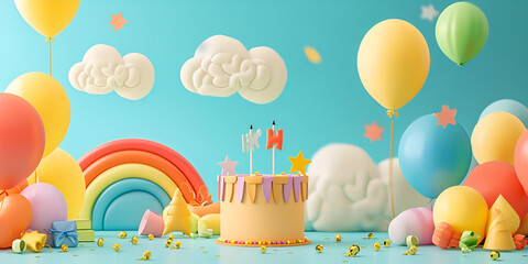 Magical Celebration: A Fantasy Birthday Wonderland"
