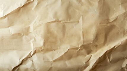 An overhead shot of blank parchment paper,showcasing its vintage texture and subtle variations in color