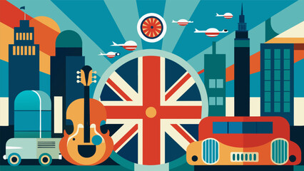 Step into the 1960s and experience the rise of the British Invasion as we explore the impact British music had on this city. Vector illustration