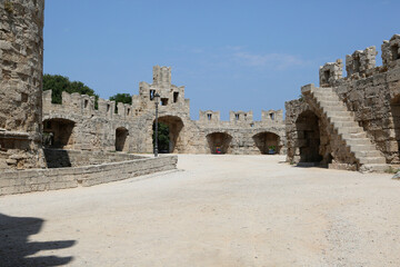 Rhodes Fortress or Palace of the Masters on Rhodes Island, Greece
