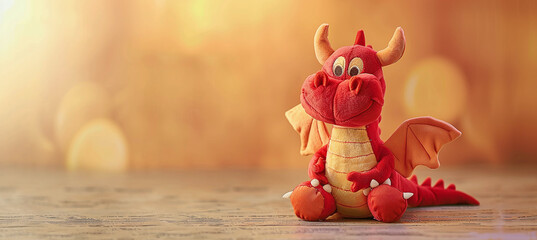 cute plush dragon toy