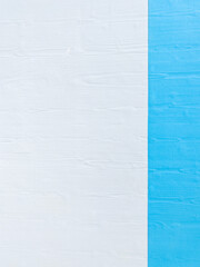 White wooden background painted blue with space for text.