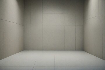 empty room with wall