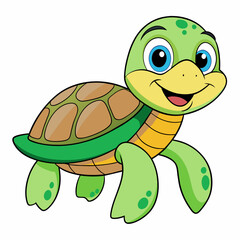 Sea Turtle Vector art illustration (10)