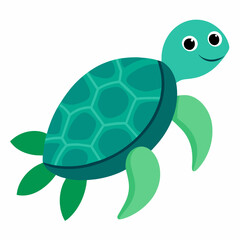 Sea Turtle Vector art illustration (28)