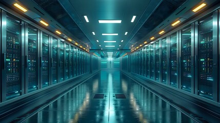 The Symmetry of Technology: A Glimpse into a Data Center