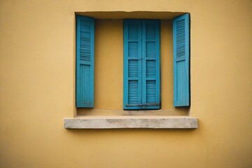 Obraz premium old window with shutters