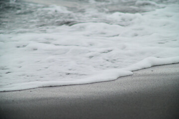 Izu Oshima’s black sand beach and waves