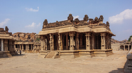 The Vittala Temple exemplifies the pinnacle of Vijayanagara architecture. India