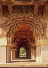 Lotus Mahal, otherwise known as Kamal Mahal or Chitragani Mahal, is the main highlight of Hampi, India.