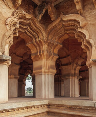 Lotus Mahal, otherwise known as Kamal Mahal or Chitragani Mahal, is the main highlight of Hampi, India.