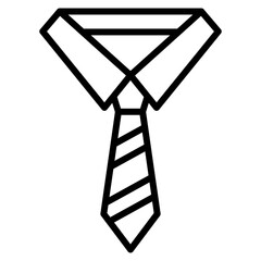 Tie  Icon Element For Design