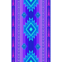 tribal indian seamless pattern, aztec and maya ornament, geometric, unique folk, national culture collection