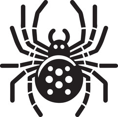 Cartoon Spider vector illustration for Halloween.