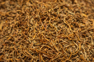 Textured Dried Marigold Flowers in Market