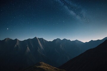 sunrise over the mountains