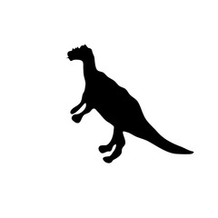 Dinosaur silhouette 