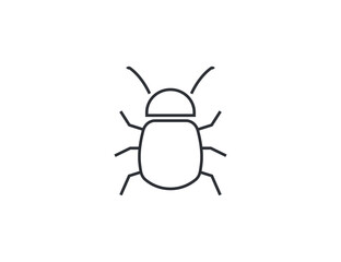 Insects, bug, animal icon. Vector illustration.