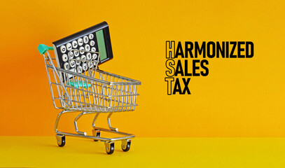 Harmonized sales tax HST is shown using the text