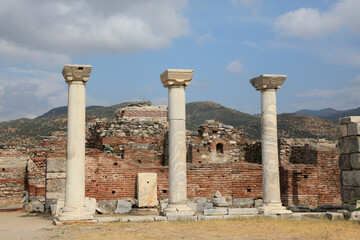 Ruins of the Basilica of St. John at Ephesus, Selcuk, Turkey