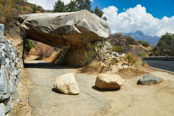 Tunnel Rock in
Sequoia & Kings Canyon National Parks.