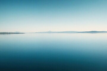 Obraz premium misty morning on the river